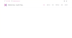 Desktop Screenshot of medinacapital.com